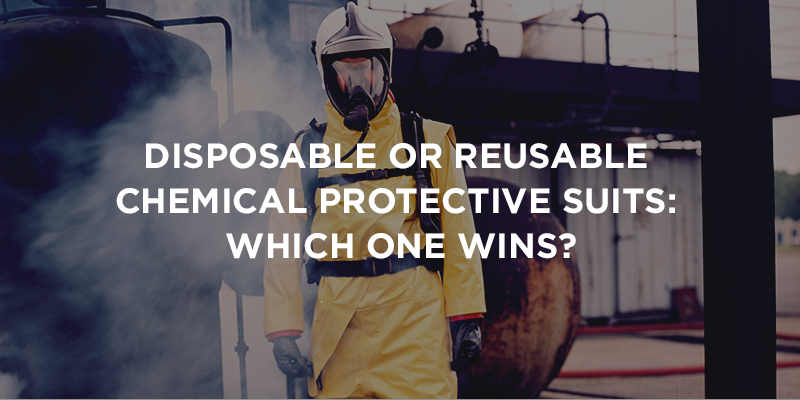 Disposable or reusable chemical protective suits: which one wins?