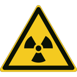 pictogram waarschuwing radioactieve stoffen