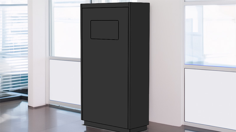 Dropstation dans un bureau - Bureau généré par l'IA
