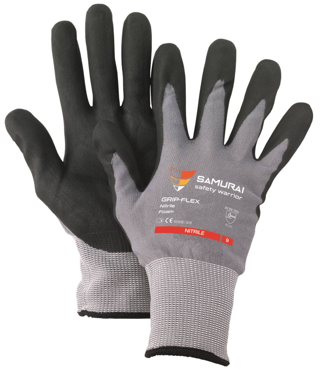 Handschoen gripflex nitril foam Mechanische bescherming Vandeputte