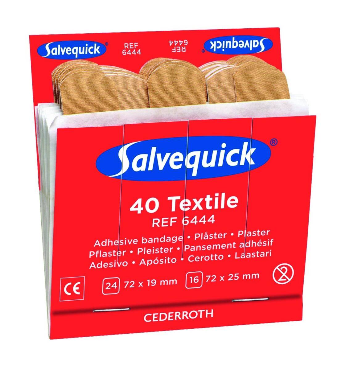 Textielpleisters 6444 6 X 40ST