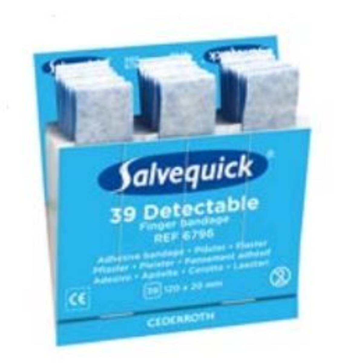 Vinger Pleisters Detect Sq 6X39ST