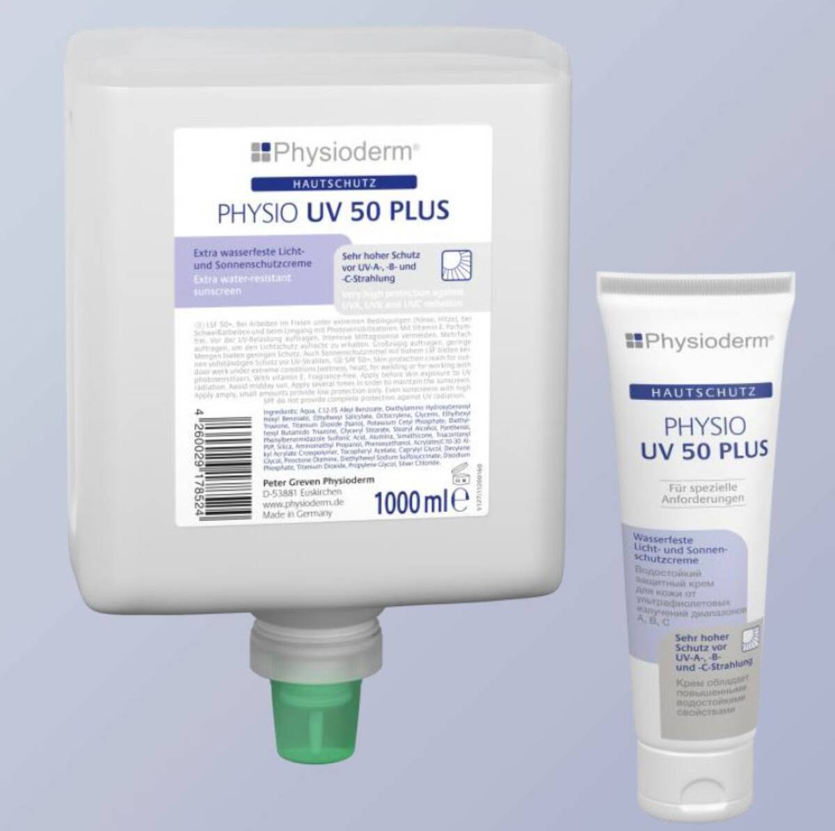Zonnecreme Physio UV50+ 100ML Tube