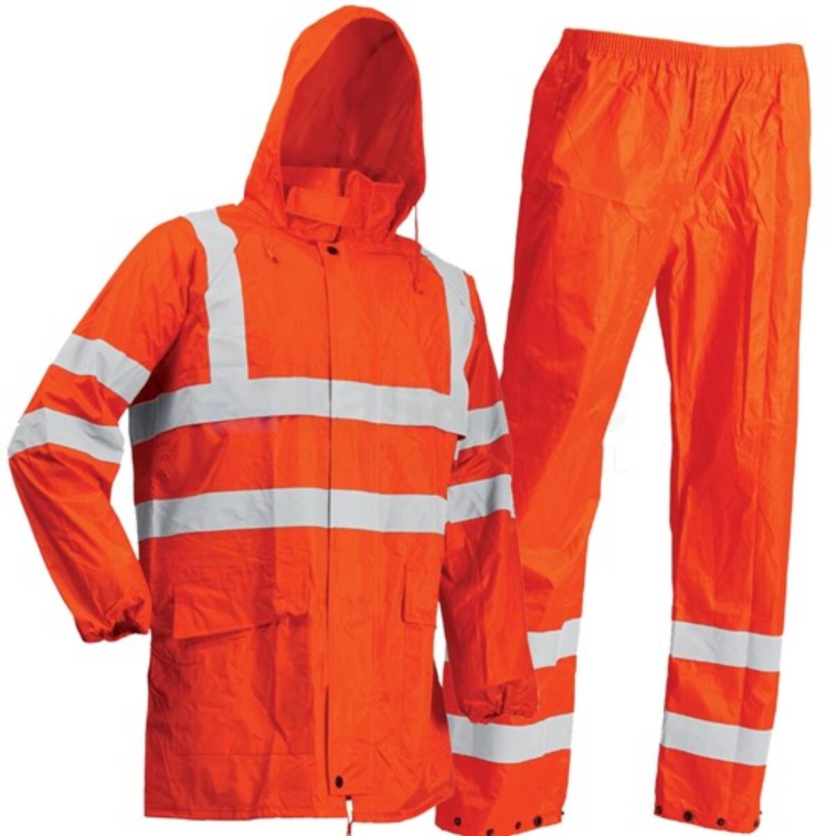 Rain set hi-viz pes/pvc lr40552 - Rainwear - Vandeputte Safety Experts