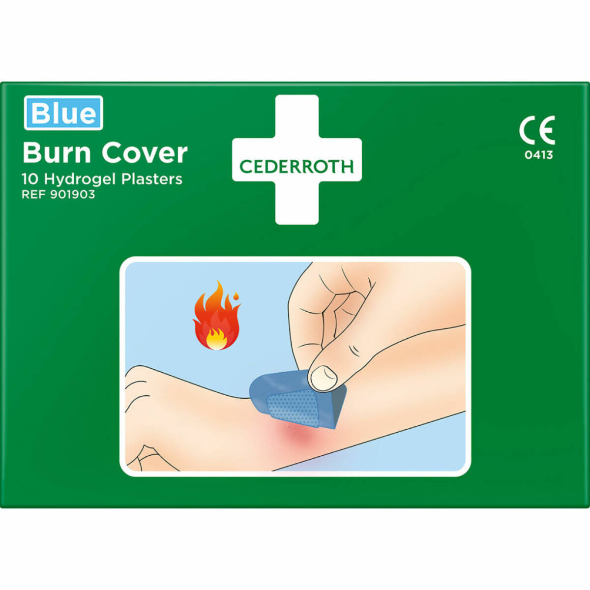 Burn Pleister 74 X 45MM