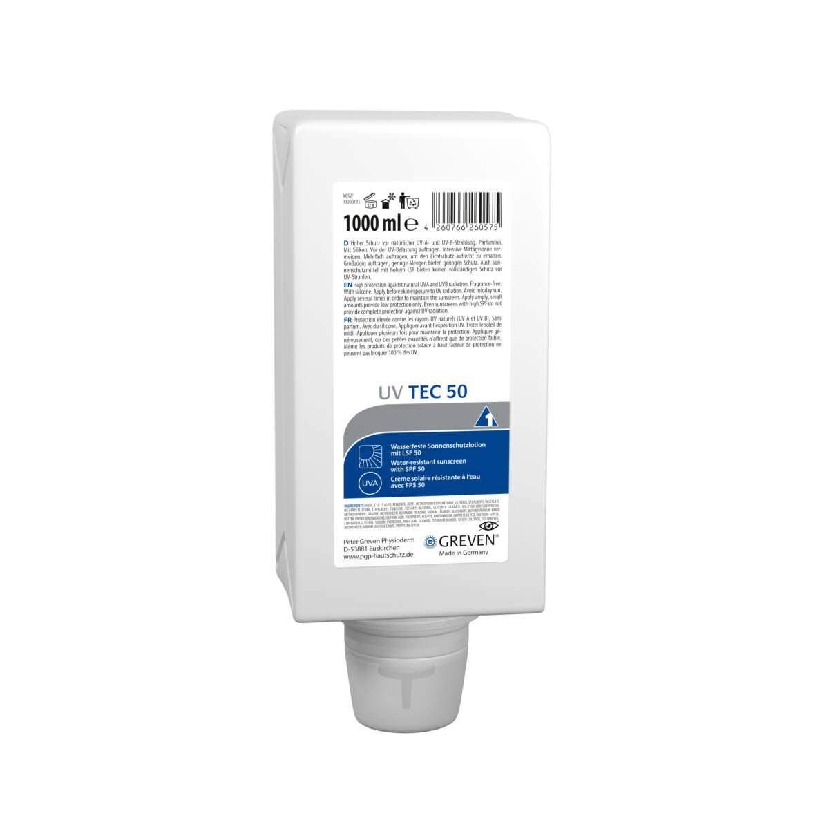 Zonnecreme Physio UV50 Lotion 1L