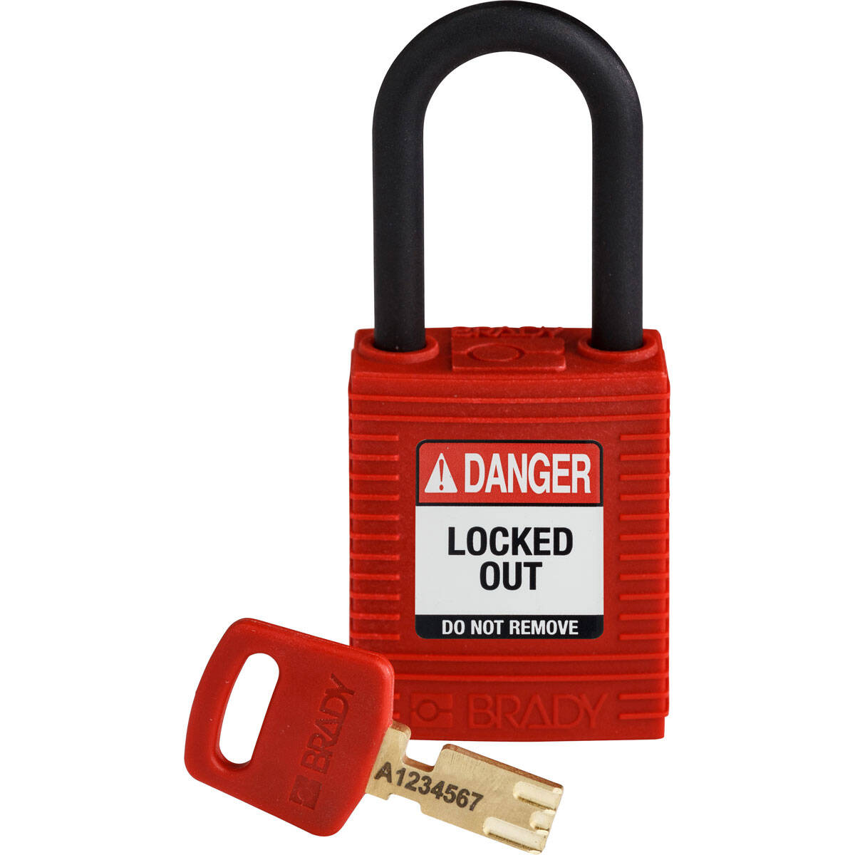 Loto Hangslot Safekey met Nyl Beugel Kd