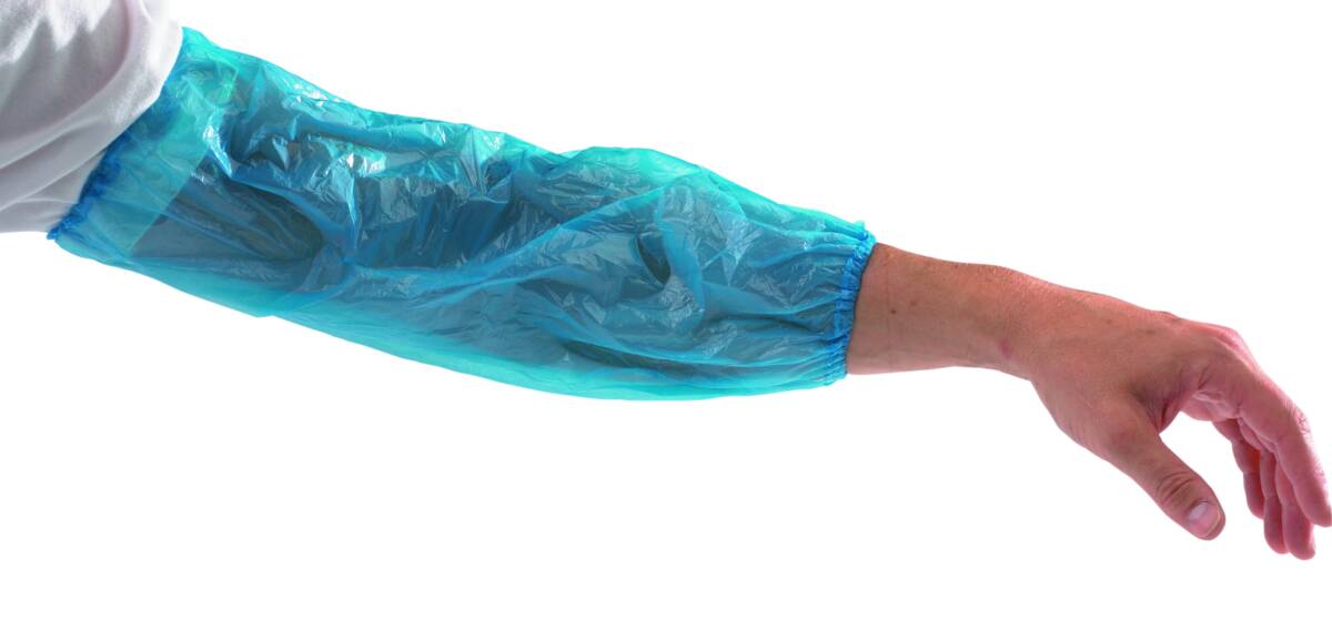 Mouw Quick Sleeve Pe 100ST Blauw