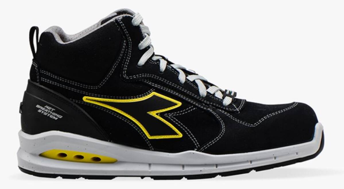 Hoge Schoen Run A.box Mid S3S Zwart
