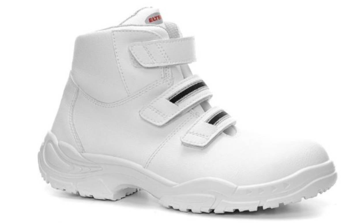 Hoge Schoen White Strap Mid S3 SRC ESD