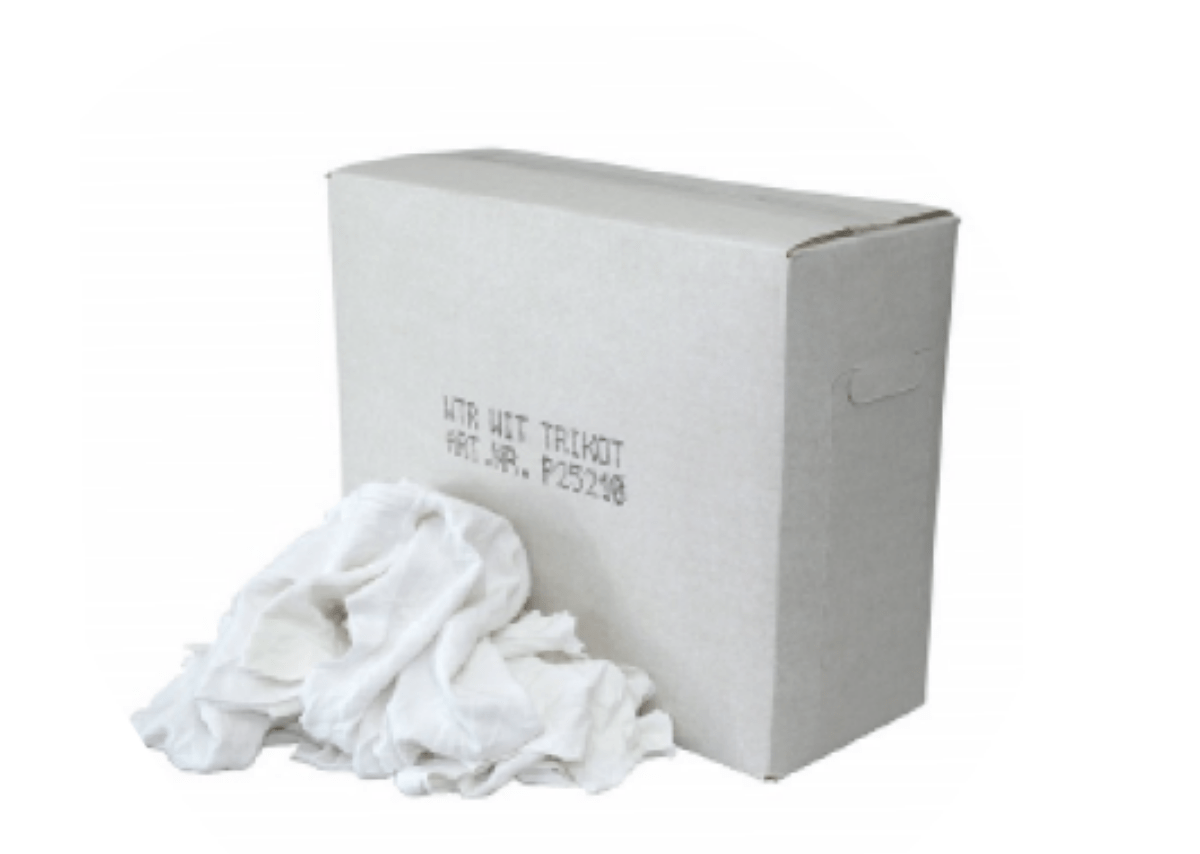Witte Katoen Poetslappen Wtr 10KG