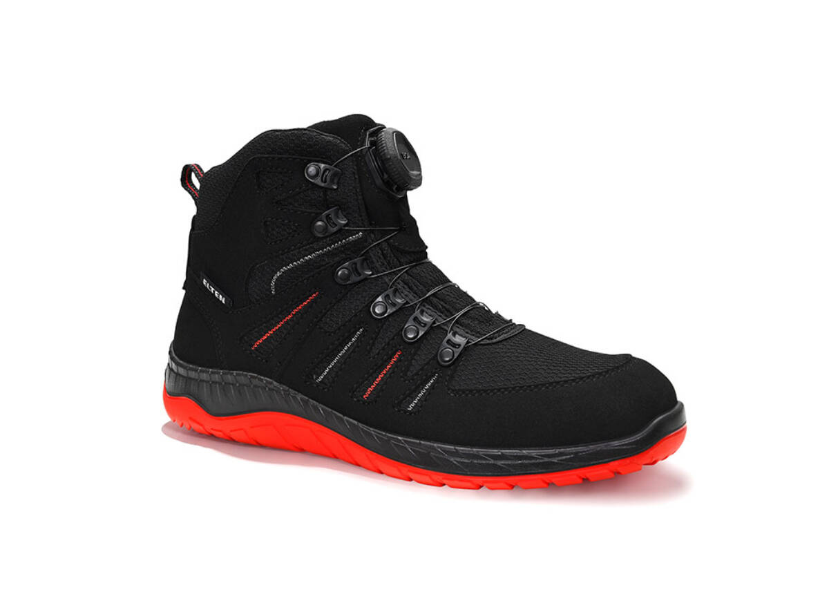 Hoge Schoen Maddox BOA Black-Red S3 SRC