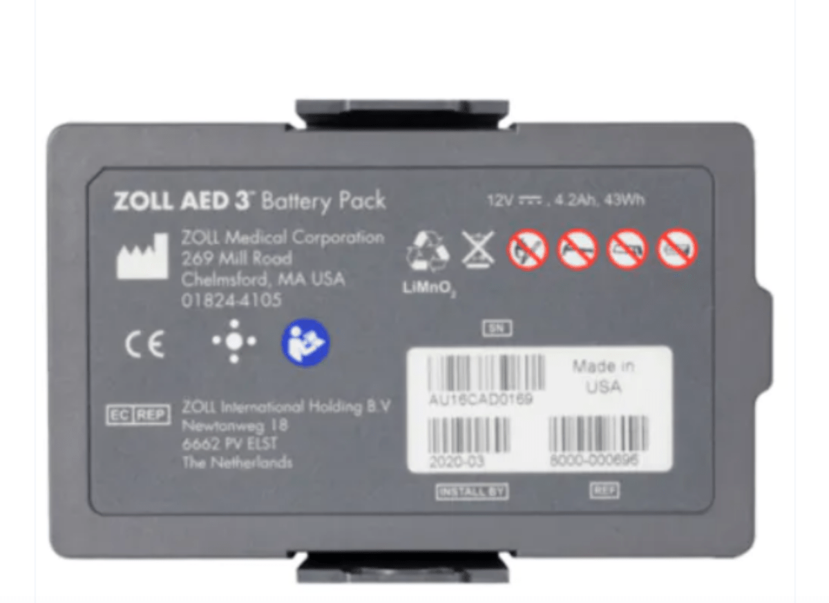 Zoll Aed 3 Batterij