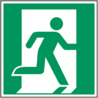 pictogram nooduitgang rechts