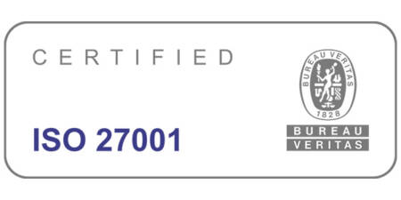 Logo du certificat ISO 27001