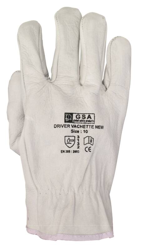 SPI Santé Sécurité  Gants de travail d'hiver en cuir résistants aux  huiles, aux coupures et aux impacts avec manchette de 3 Bob Dale Gloves  Deny