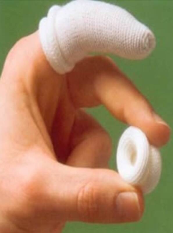 20 Paquets Bandages Tubulaires pour Premiers Secours Bandage Tubulaire de  Doigt Enroulé Pansement Tubulaires pour Doigts Band