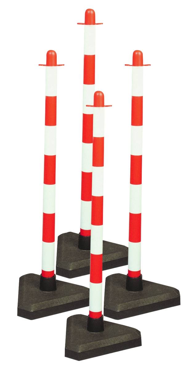 Paal 900MM Rood/Wit 292237