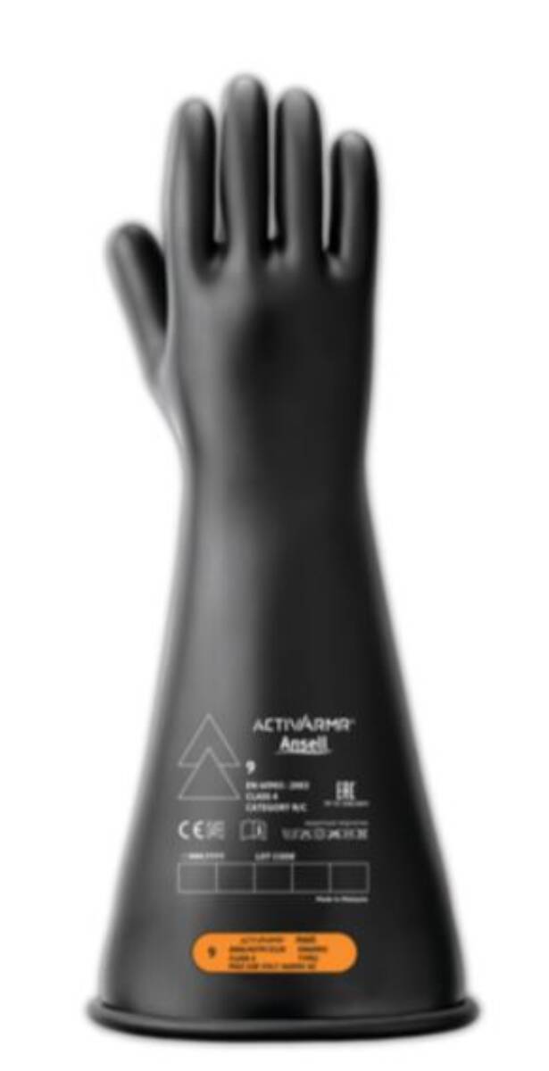 Handschoen RIG418B 36000V Klasse 4 Zwart