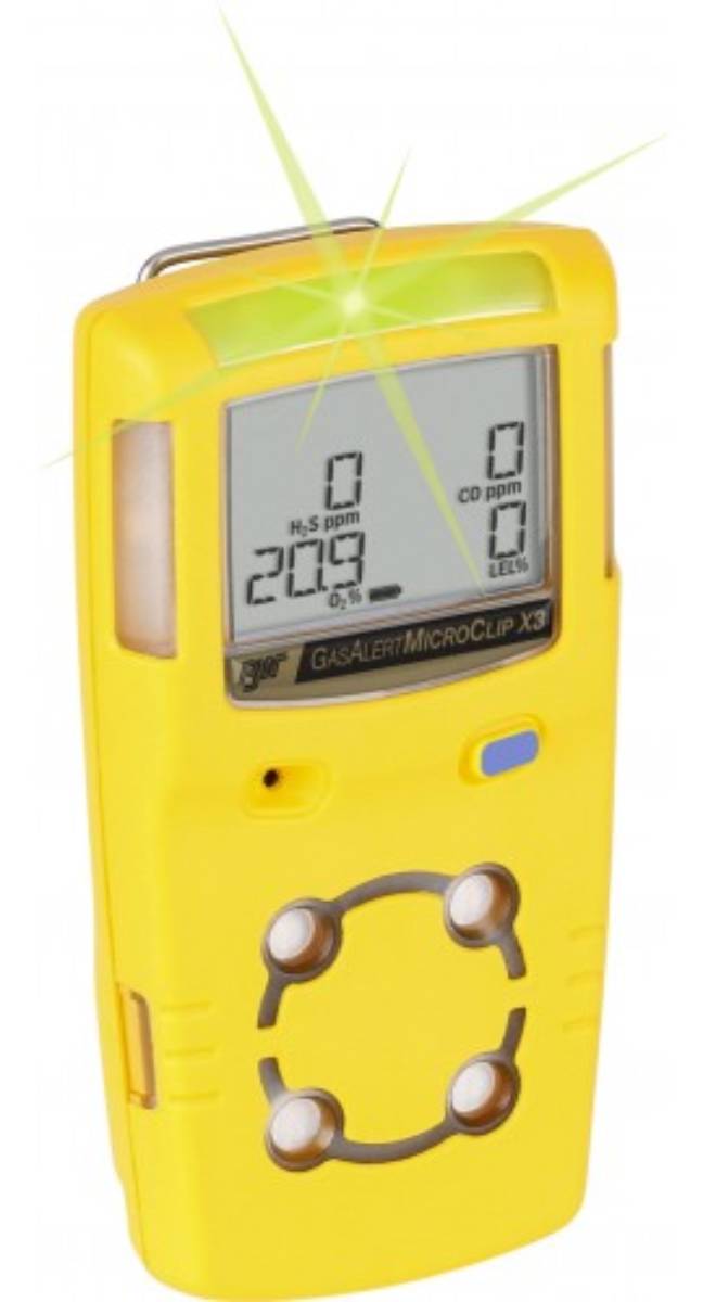 Gasdetector Ga Microclip X3 4 Gas