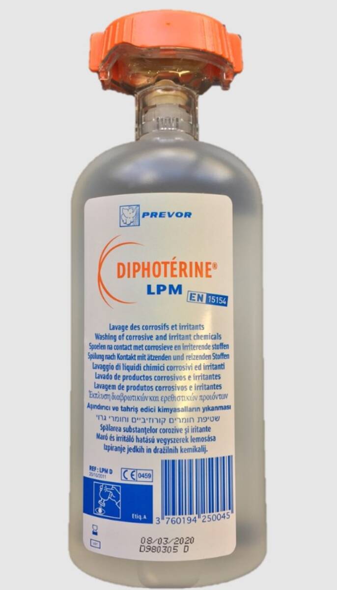 Plastiek Fles Diphoterine Navulling Lpmd