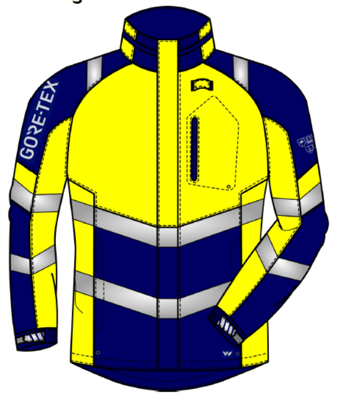 Parka goretex diablo 12406 Rainwear Vandeputte Safety Experts