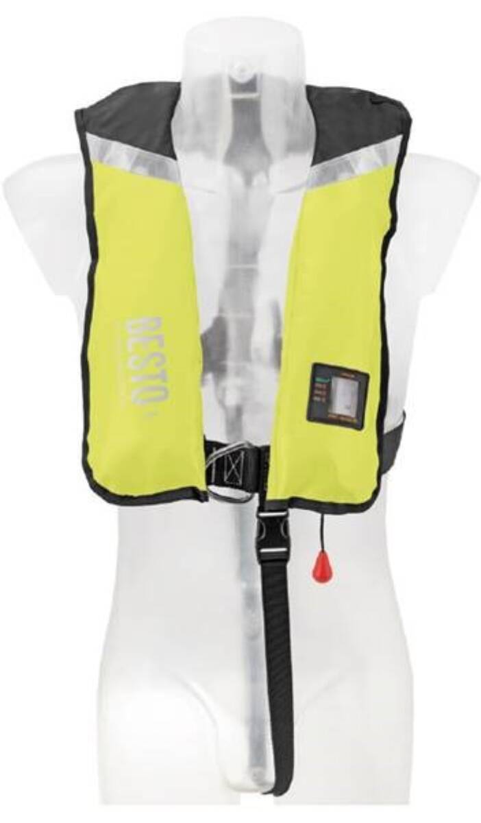 Reddingsvest Wipe Clean 300N Geel