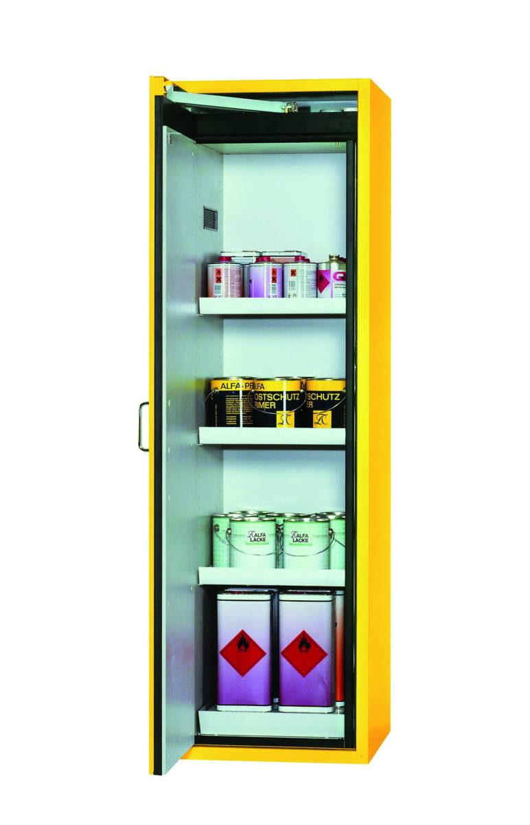 Kast S-Classic Hoog 1-Deur Geel 90MIN
