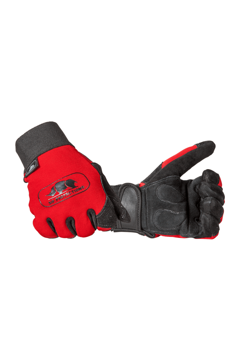 Handschoen Bosbouw 2XA2 Rood