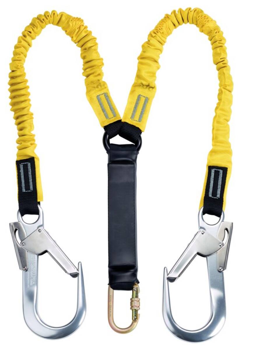 Double lanyard 1,8m go65 stretch Lanyards Vandeputte Safety Experts