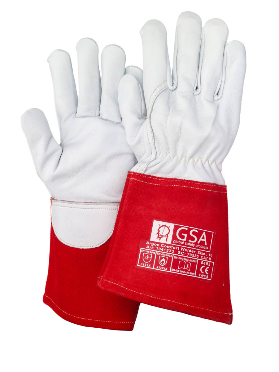 Glove argon comfort welder Mechanical protection Vandeputte Safety
