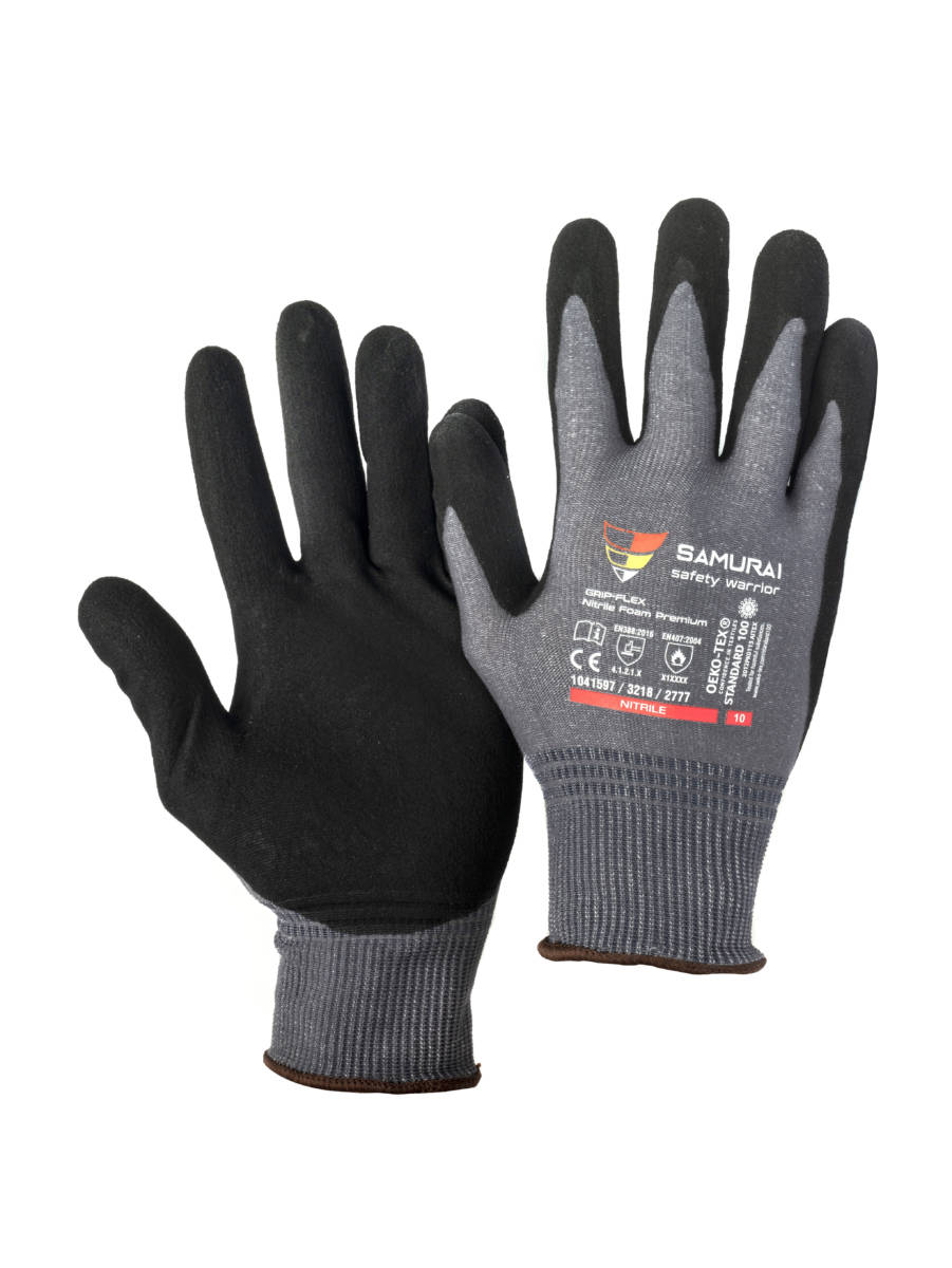 Handschoen gripflex nitril foam premium Mechanische bescherming