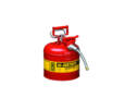 SAFETY CAN RED GALVANIZED VALVE 8L