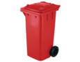 GARBAGE CONTAINER RED 2 WHEELS 240L