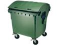 GARBAGE CONTAINER PLASTIC 4 WHEELS 1100L