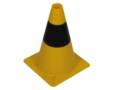 CONE 50CM JAUNE/NOIR