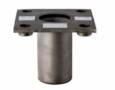PIED DE SOL INOX ENCASTRE A VIS