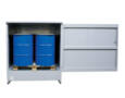 STORAGE CABINET STEEL 4 BARRELS 200L