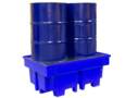 PLASTIC SPILL TRAY GRID 2 BARRELS REACHT