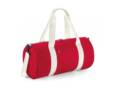 Barrel Bag Red/White
