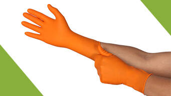 Bekijk de handschoen