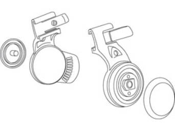 SET FIXATION SERRE-TETE SPEEDGLAS 9100