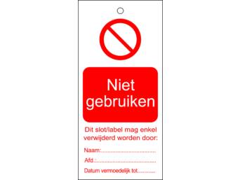 TAG NIET GEBRUIKEN 50X110 225222