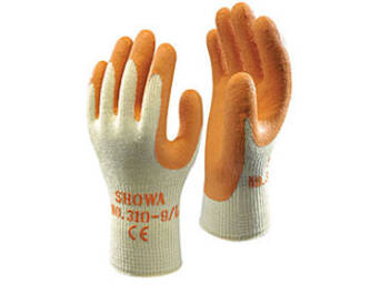 GLOVE SHOWA GRIP 310 ORANGE