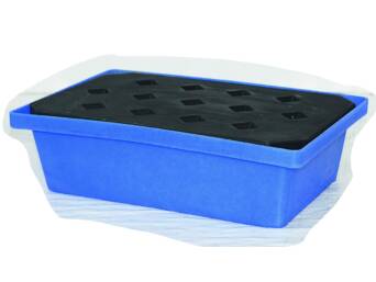 PLASTIC SPILL TRAY GRID 595X395X170