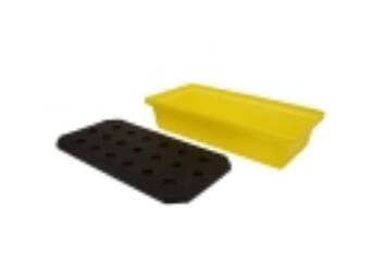 PLASTIC SPILL TRAY BLUE 805x405x170mm