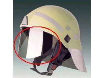 SCREEN FR FIREMANS HELMET PYROS  F220