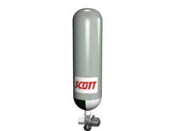 PERSLUCHTFLES METAAL 6L/300BAR