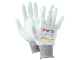 GLOVE GRIP-FLEX PU WHITE