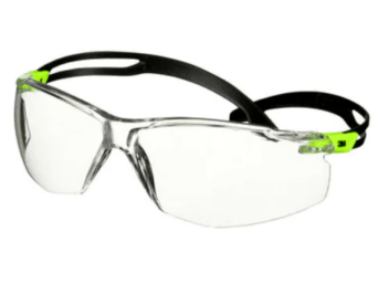 SPEC SECUREFIT 500 CLEAR SGAF (GREEN)